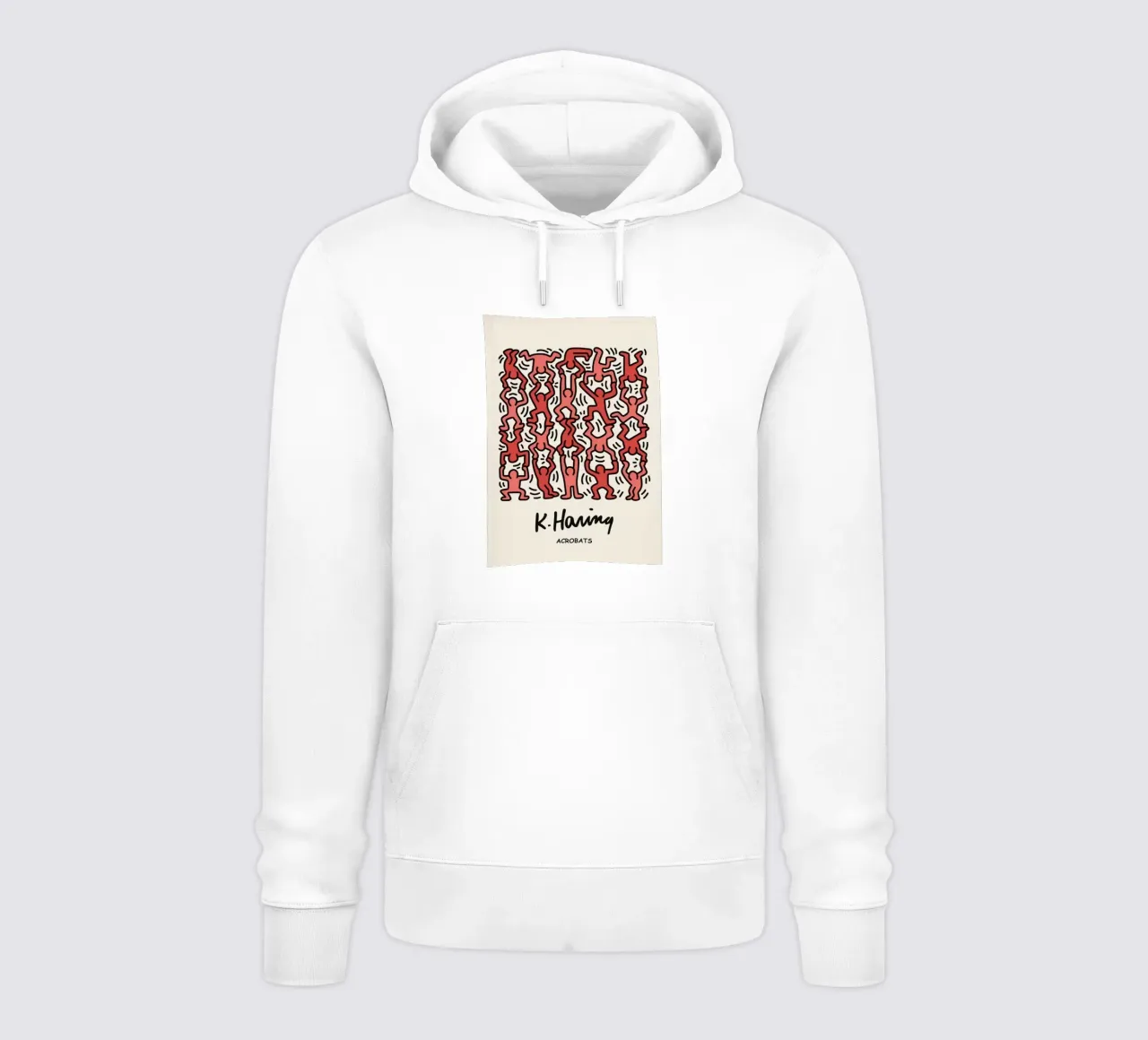 Acrobati di Keith Haring felpa con cappuccio da grime shop