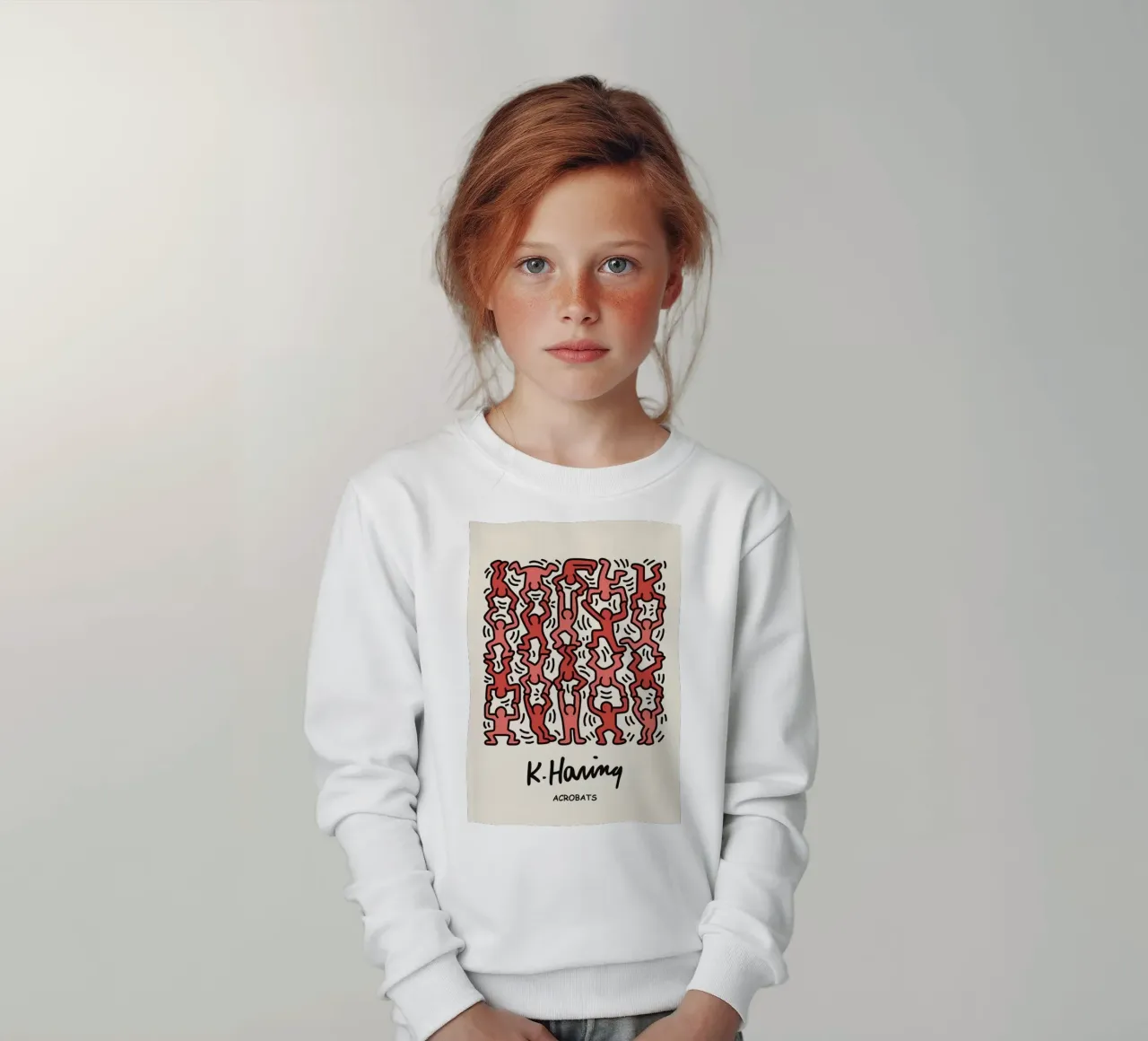 Acrobati di Keith Haring felpa bambino da grime shop