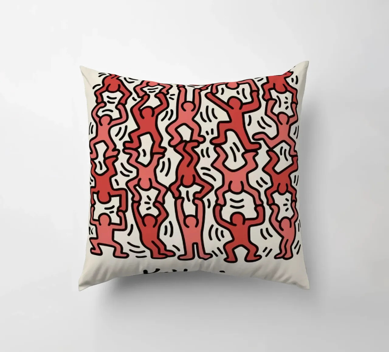 Acrobati di Keith Haring cuscino da grime shop