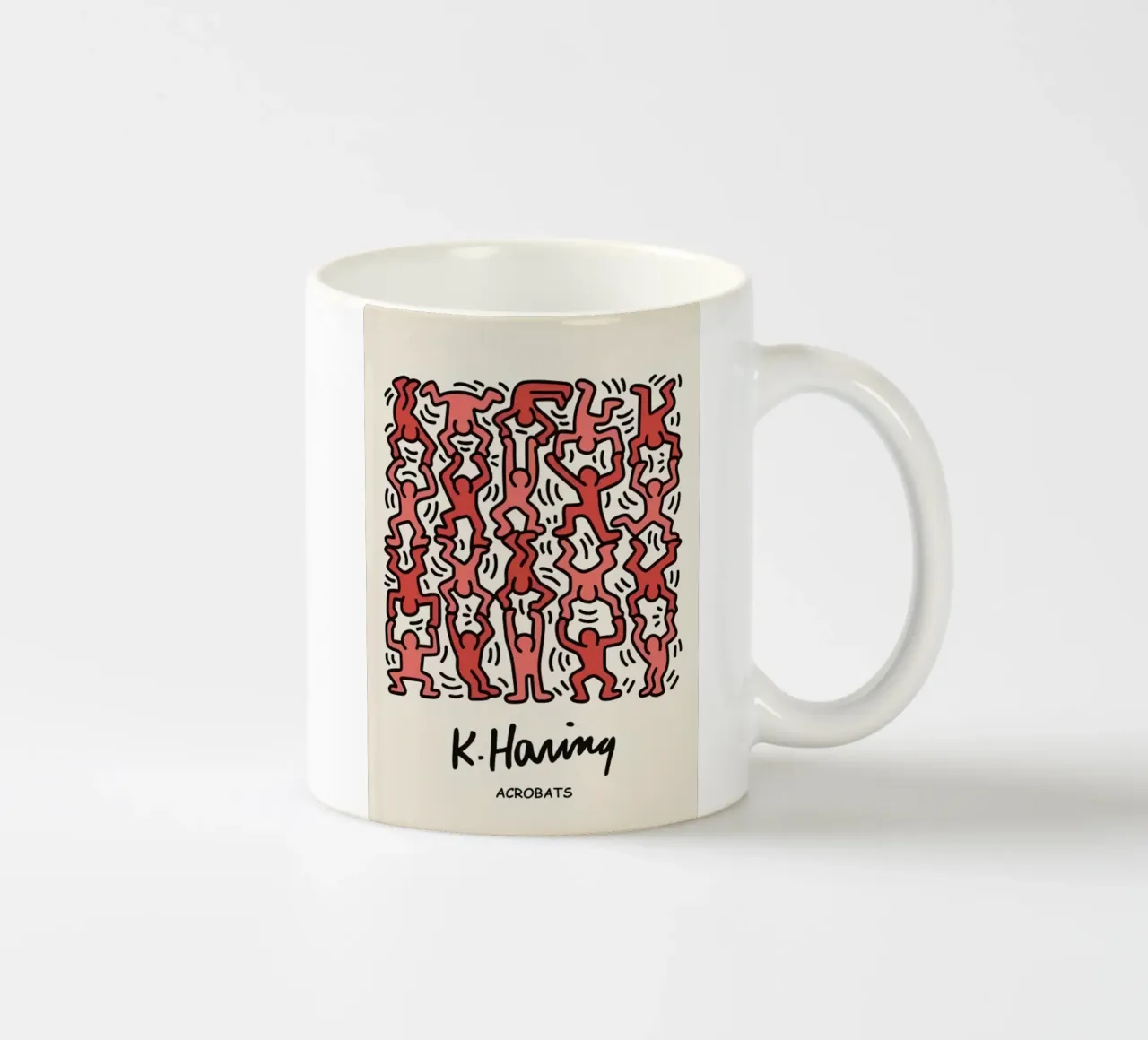 Acrobati di Keith Haring tazza in ceramica da grime shop