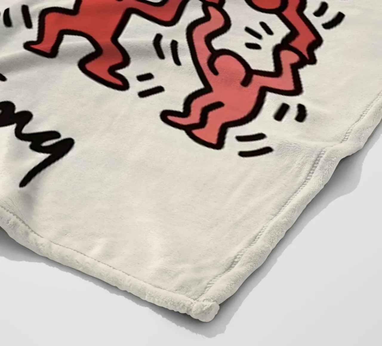 Acrobati di Keith Haring coperta in pile da grime shop