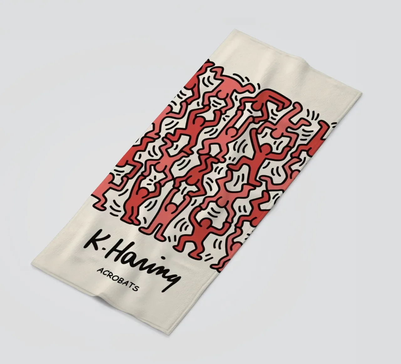 Acrobati di Keith Haring telo mare da grime shop