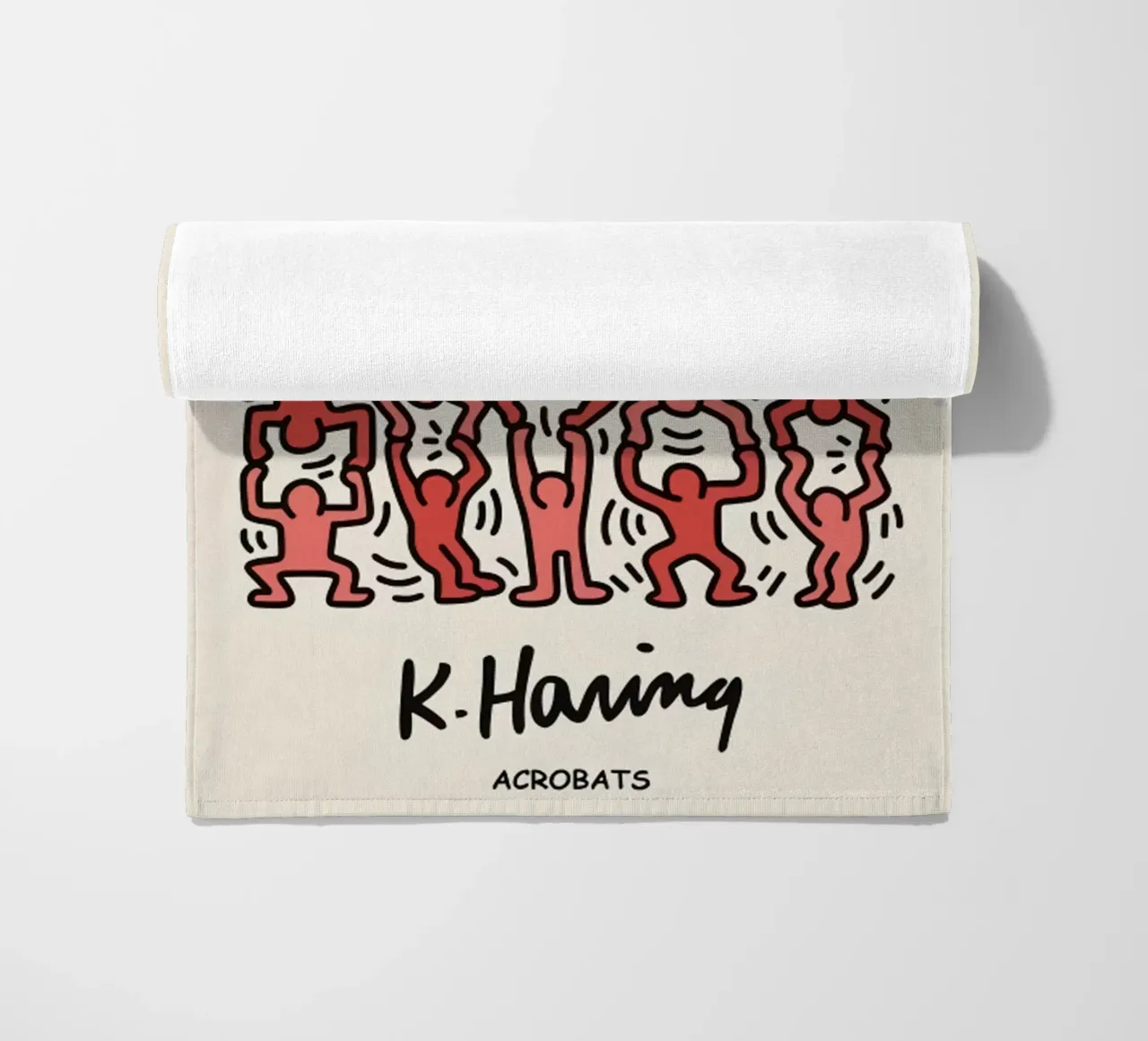 Acrobati di Keith Haring telo mare da grime shop