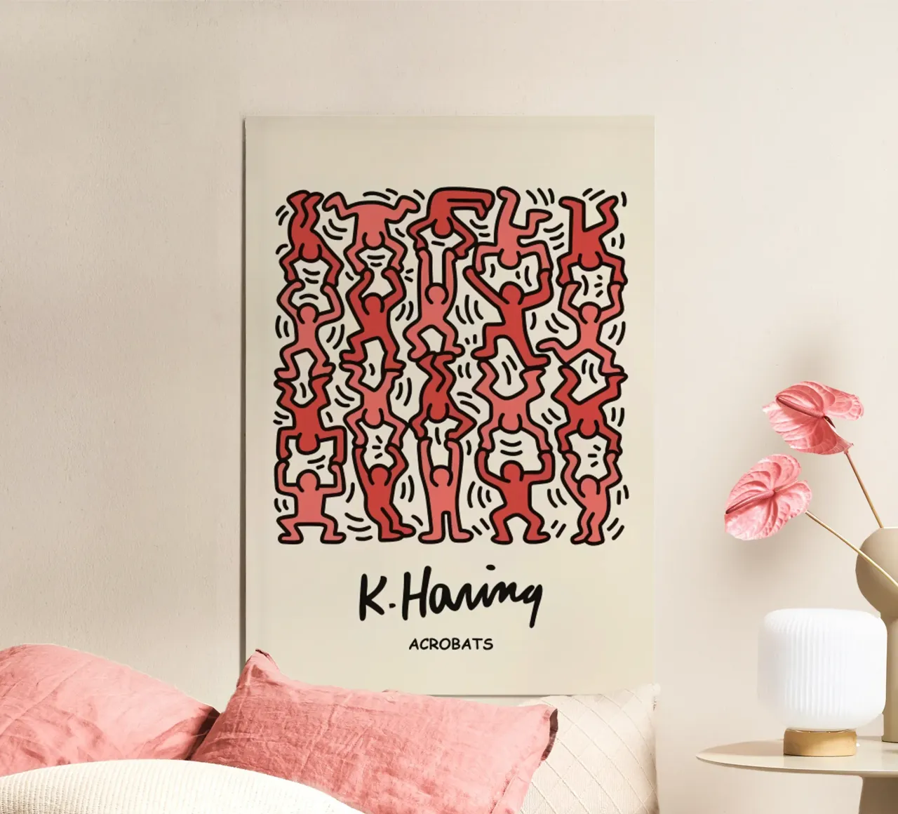 Acrobati di Keith Haring pannello forex da grime shop