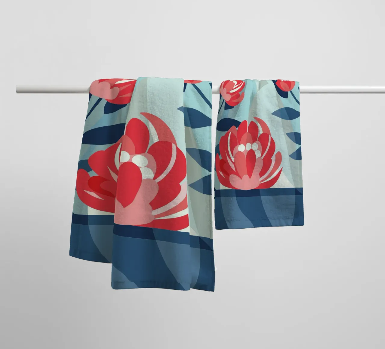 Peonie asciugamano da bagno da HAPPY SHOP