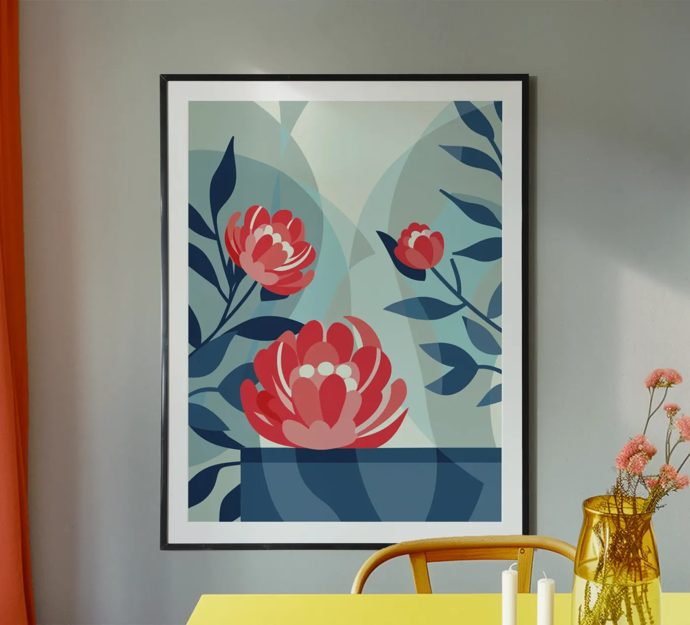 Peonie poster da HAPPY SHOP