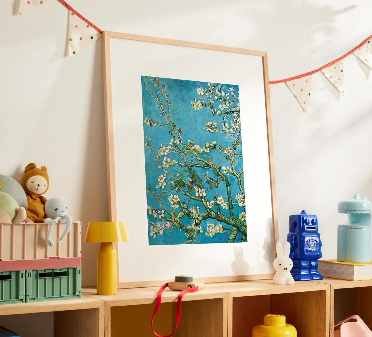 crescita primavera natura poster con telaio in legno da cloud shop