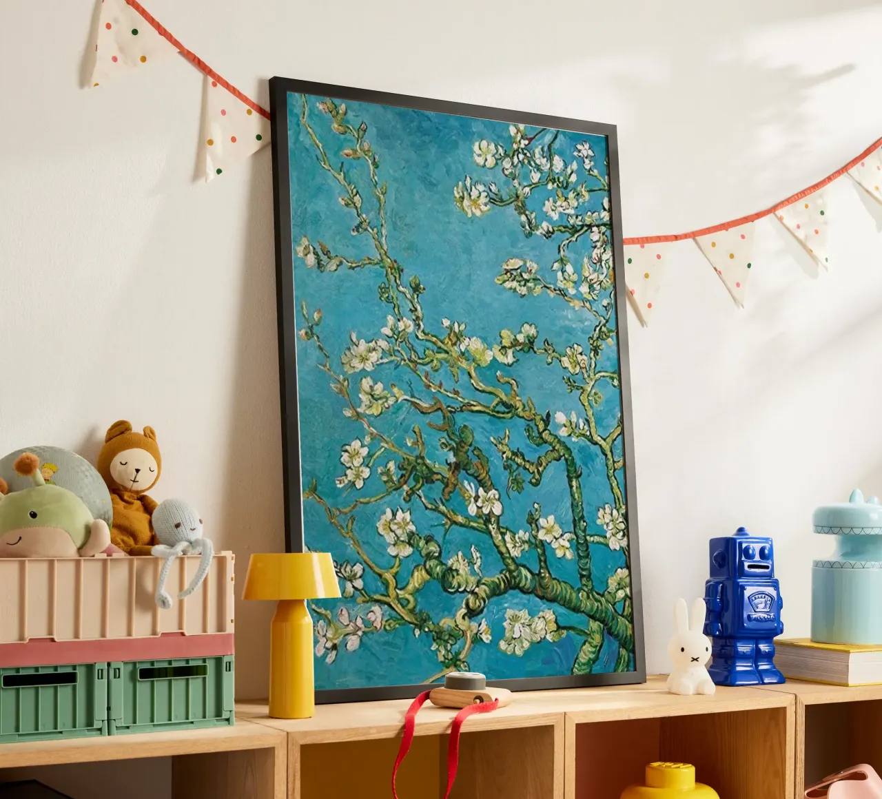 crescita primavera natura poster con telaio in legno da cloud shop