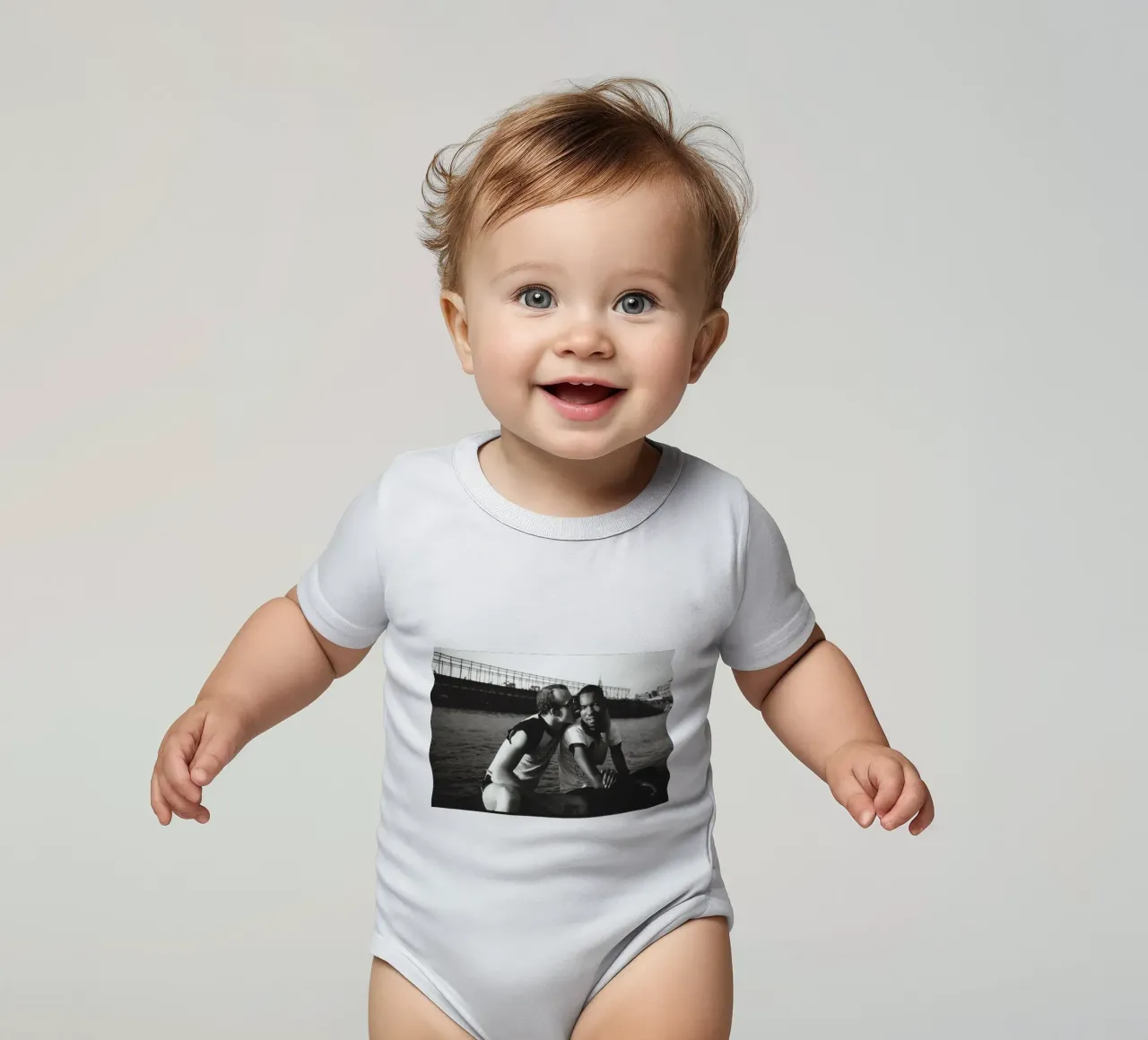 Keith Haring e Juan Debose al Piers Photograph body neonato maniche corte da grime shop