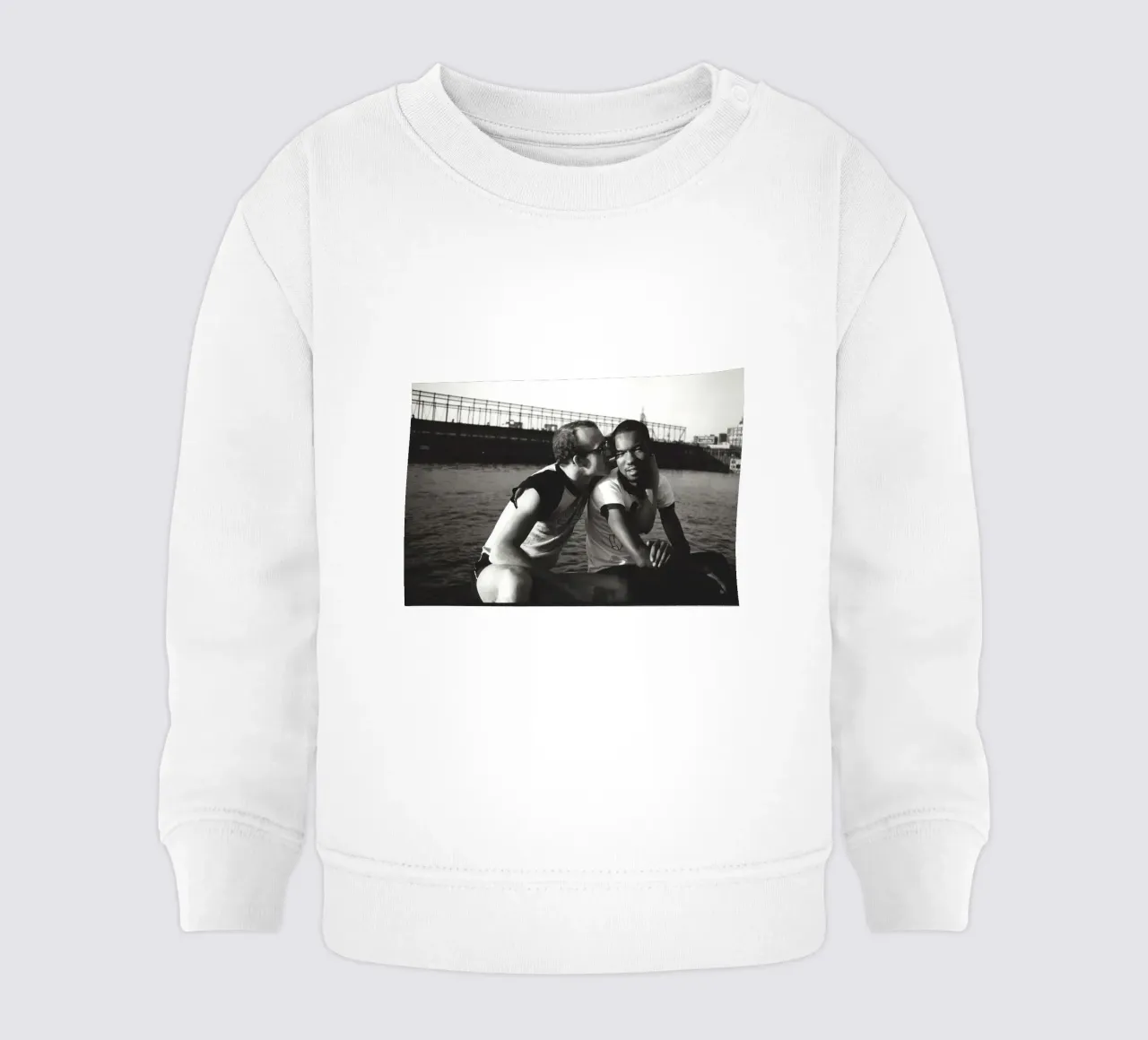 Keith Haring e Juan Debose al Piers Photograph felpa neonato da grime shop