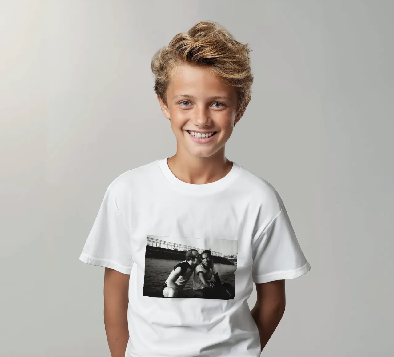 Keith Haring e Juan Debose al Piers Photograph t-shirt bambini da grime shop