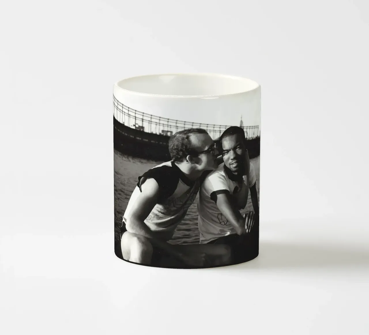 Keith Haring e Juan Debose al Piers Photograph tazza in ceramica da grime shop