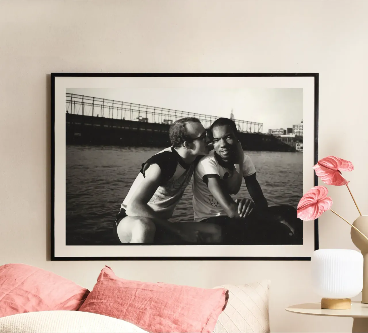Keith Haring e Juan Debose al Piers Photograph carta hahnemühle da grime shop