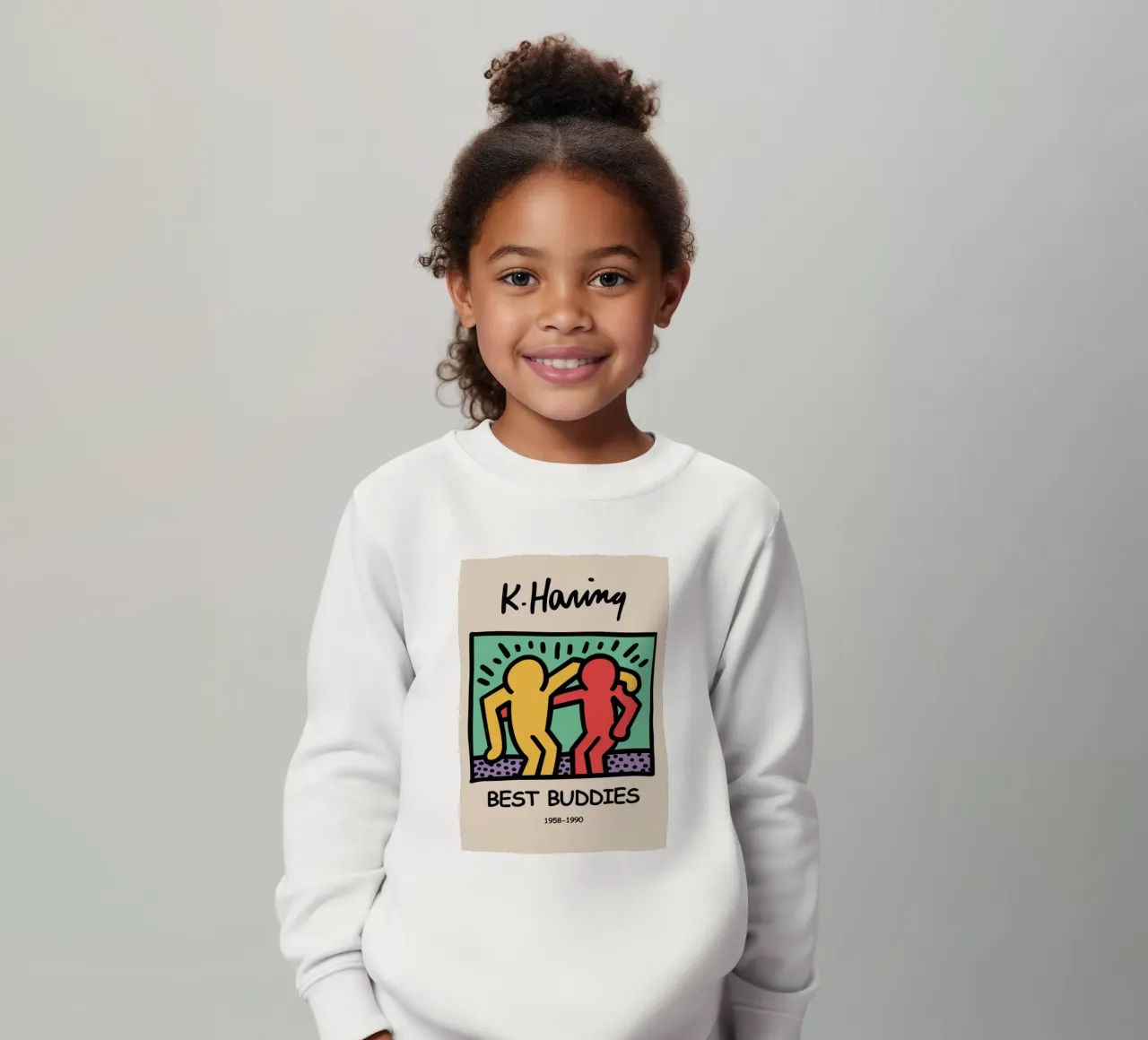 I migliori amici di Keith Haring felpa bambino da grime shop