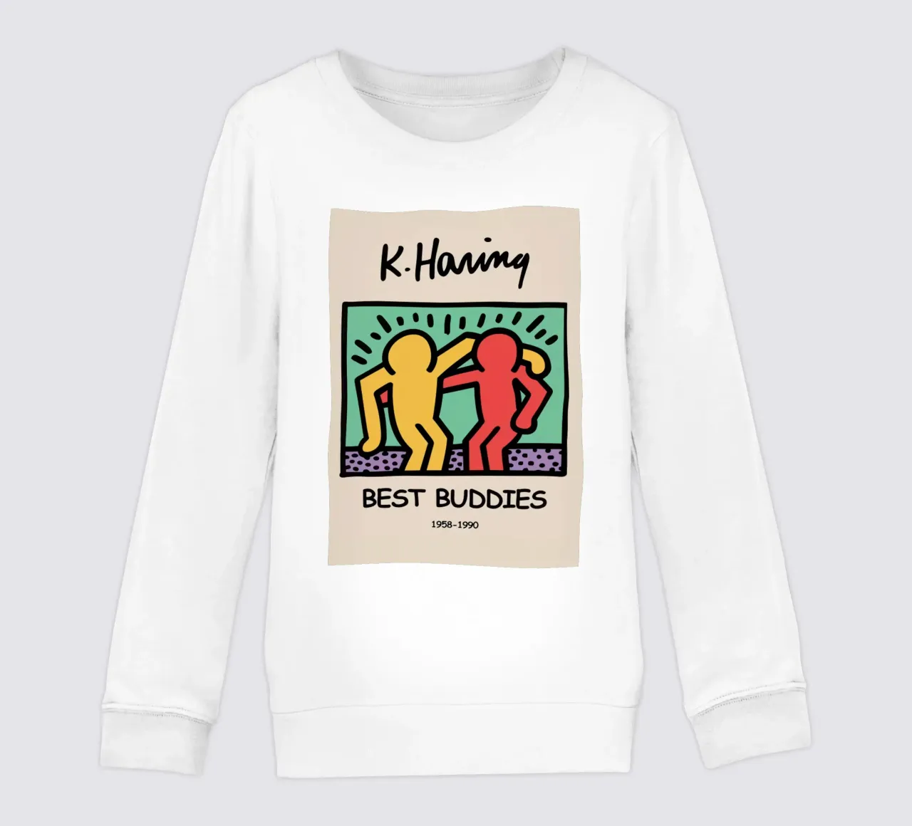 I migliori amici di Keith Haring felpa bambino da grime shop