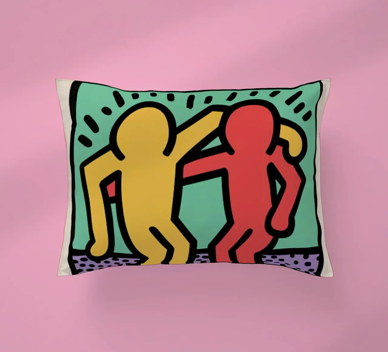 I migliori amici di Keith Haring cuscino da grime shop