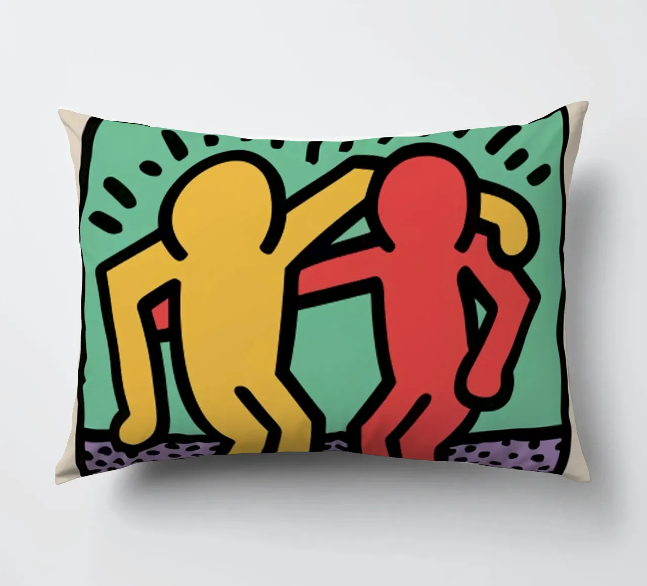 I migliori amici di Keith Haring cuscino da grime shop