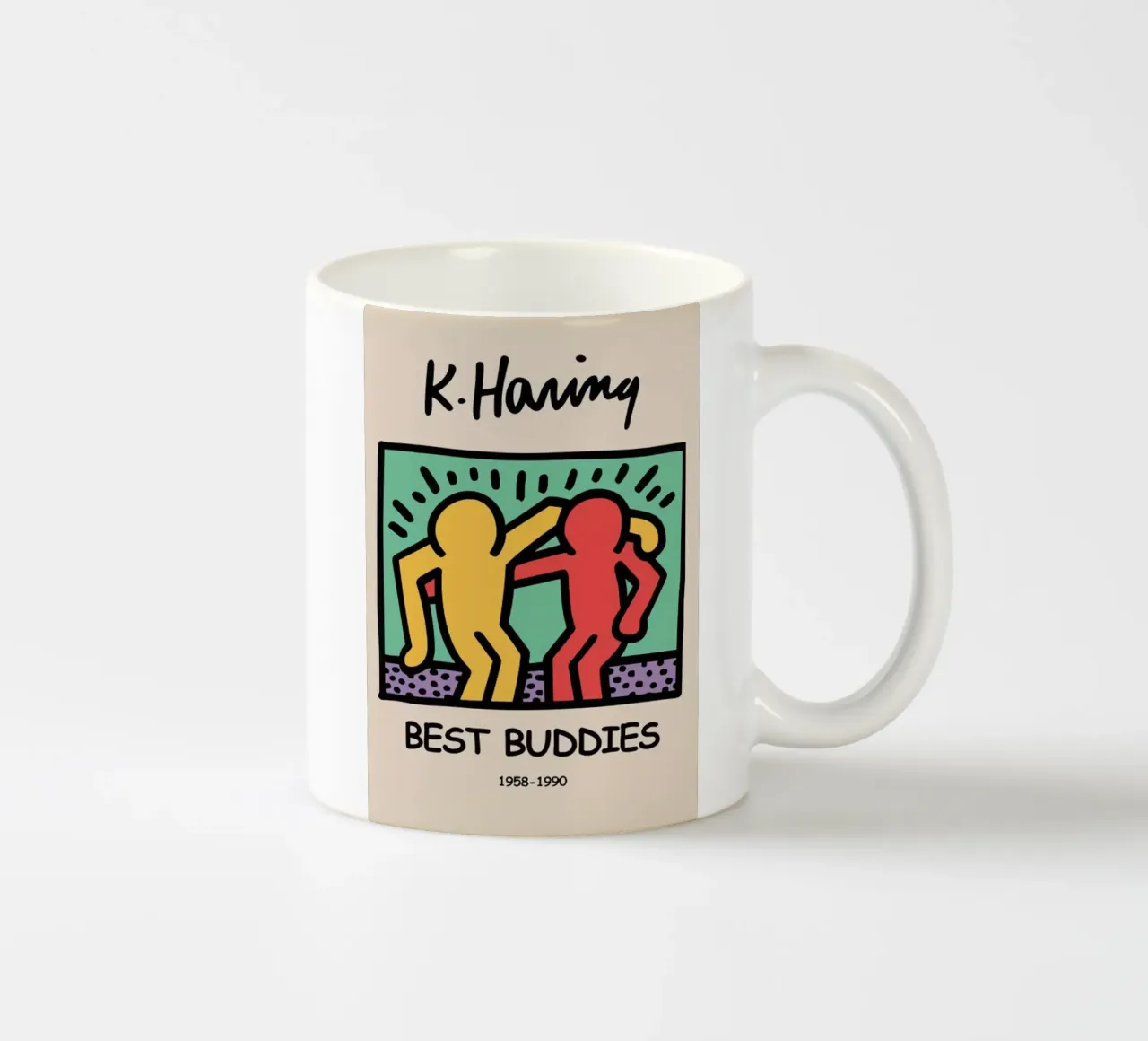 I migliori amici di Keith Haring tazza in ceramica da grime shop