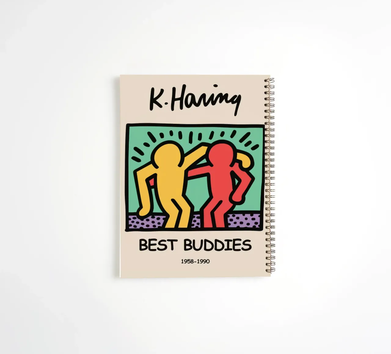 I migliori amici di Keith Haring diario ad anelli da grime shop