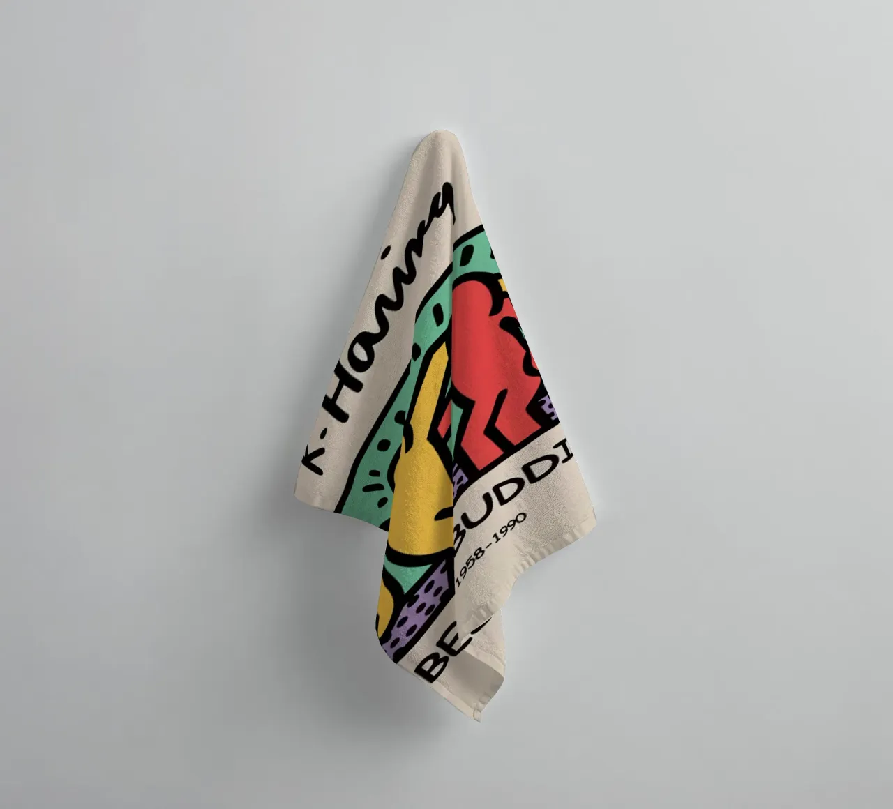 I migliori amici di Keith Haring asciugamano da bagno da grime shop