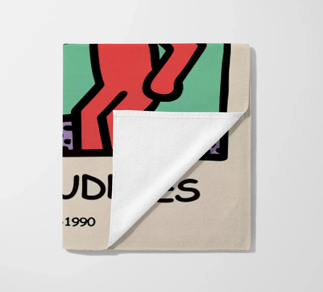I migliori amici di Keith Haring telo mare da grime shop