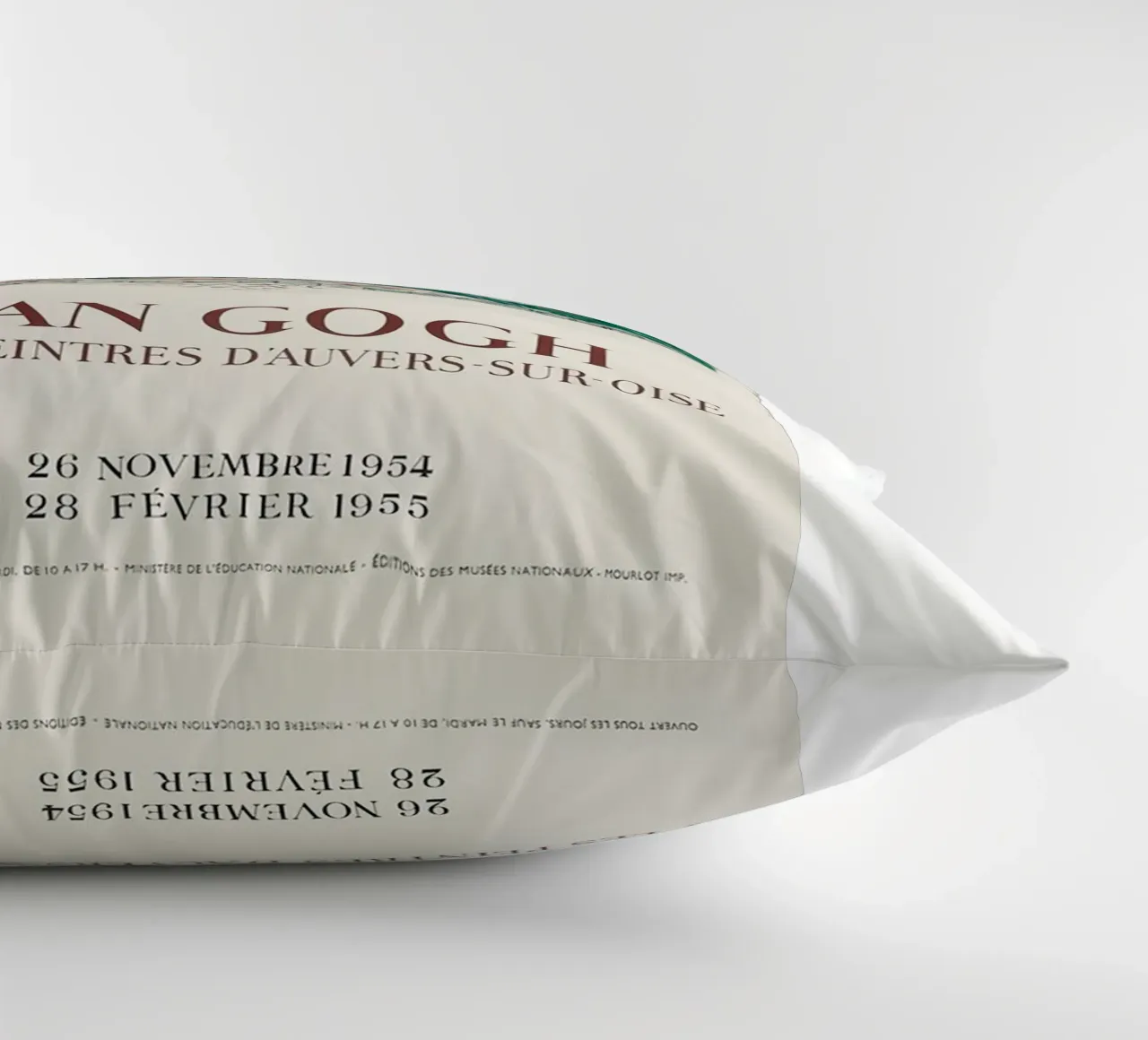 villaggio recinto collina manifesto cuscino da cloud shop