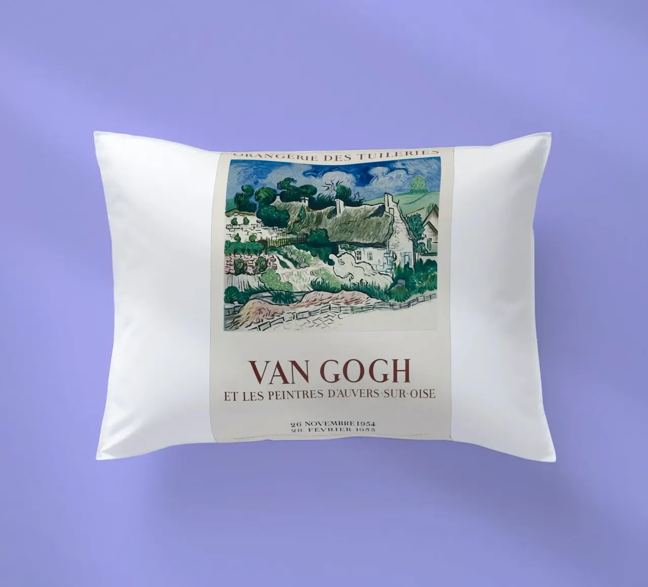villaggio recinto collina manifesto cuscino da cloud shop