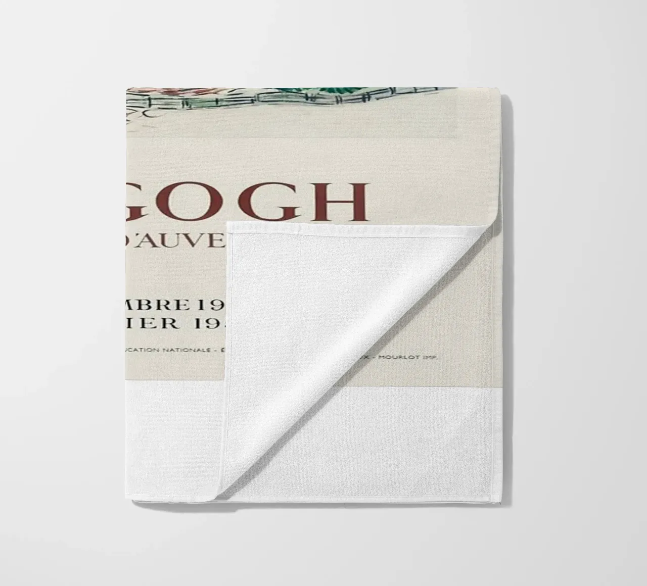 villaggio recinto collina manifesto telo mare da cloud shop
