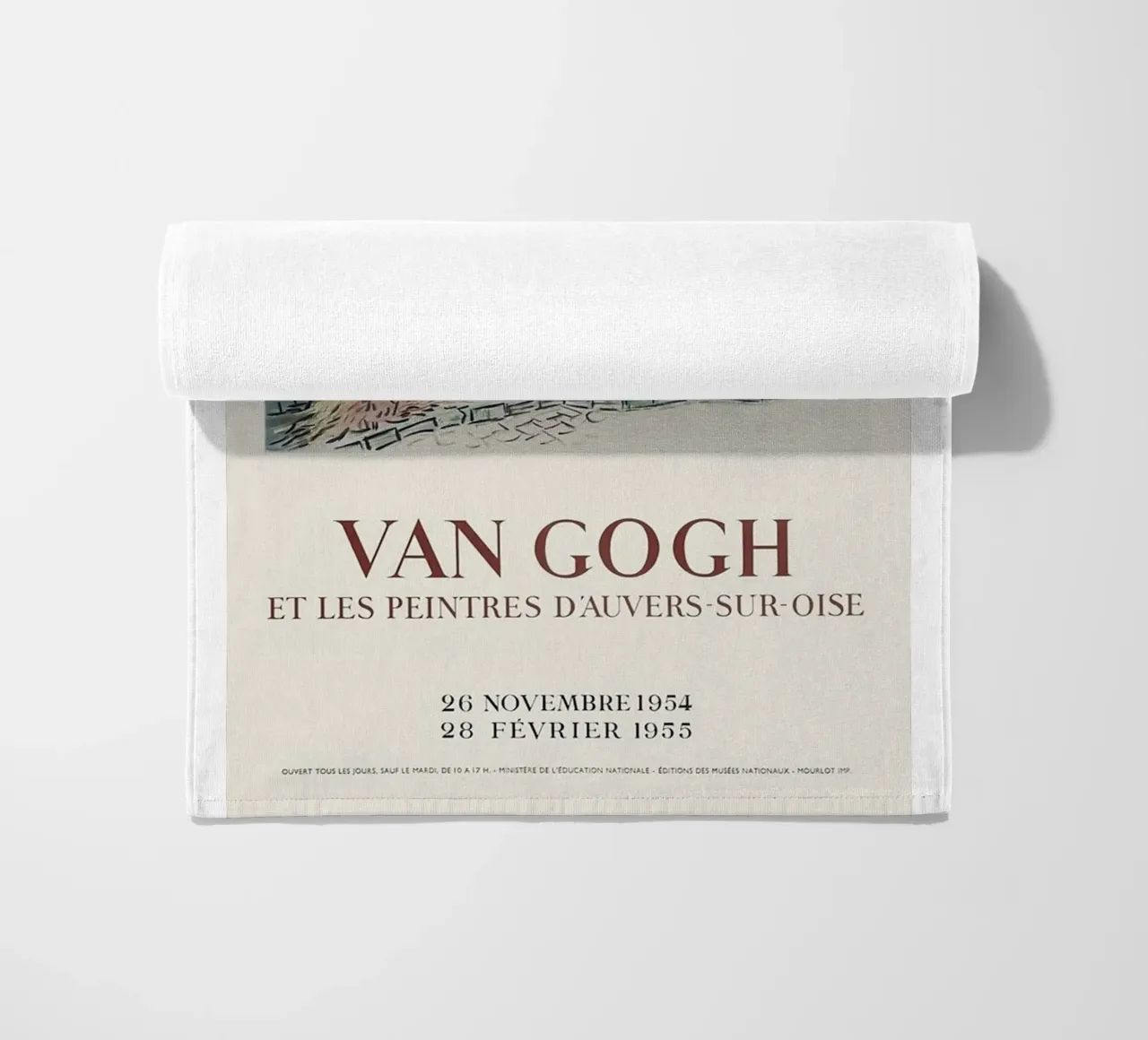 villaggio recinto collina manifesto telo mare da cloud shop