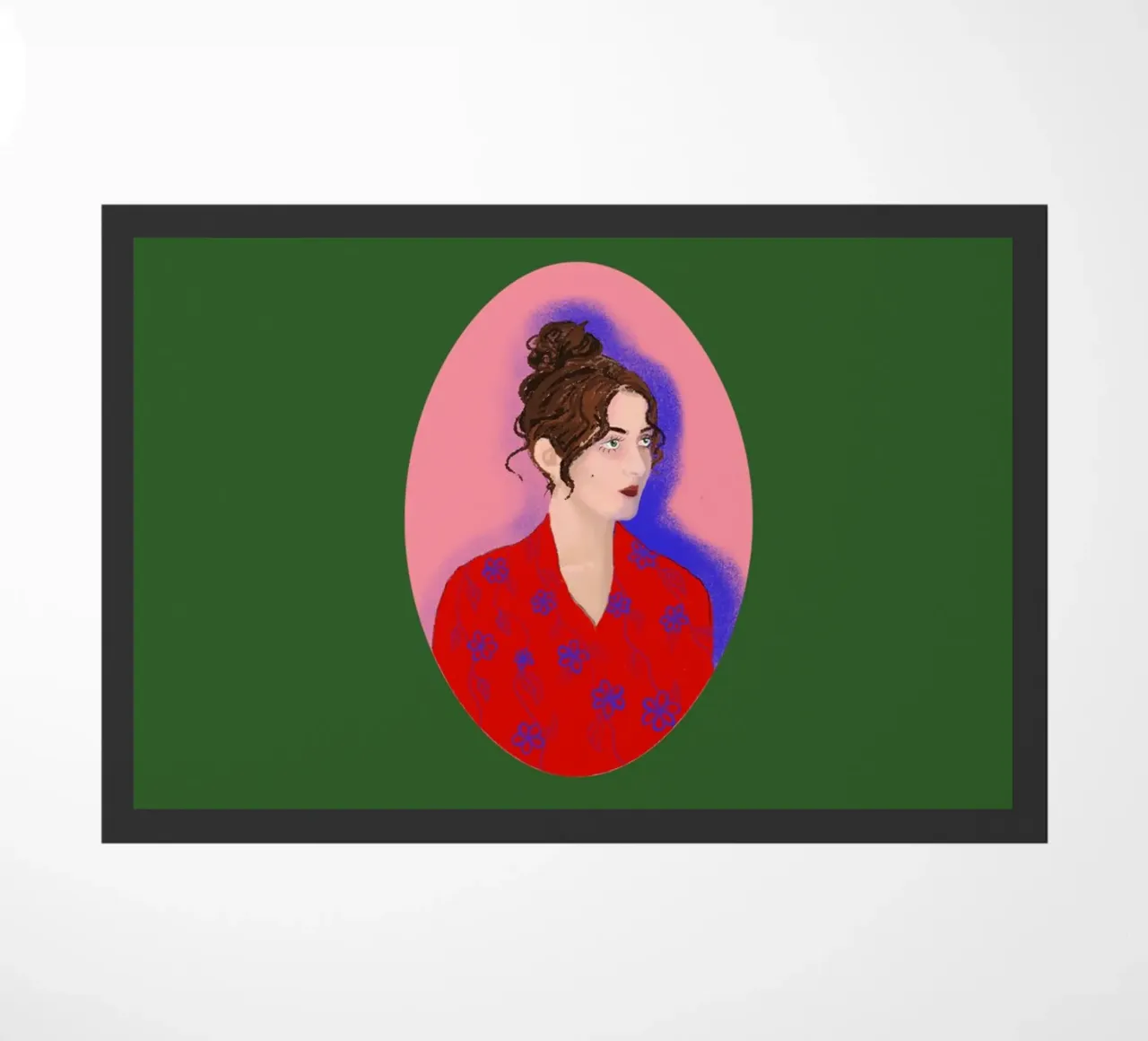 Signora in rosso zerbino da LaraLiliana Design