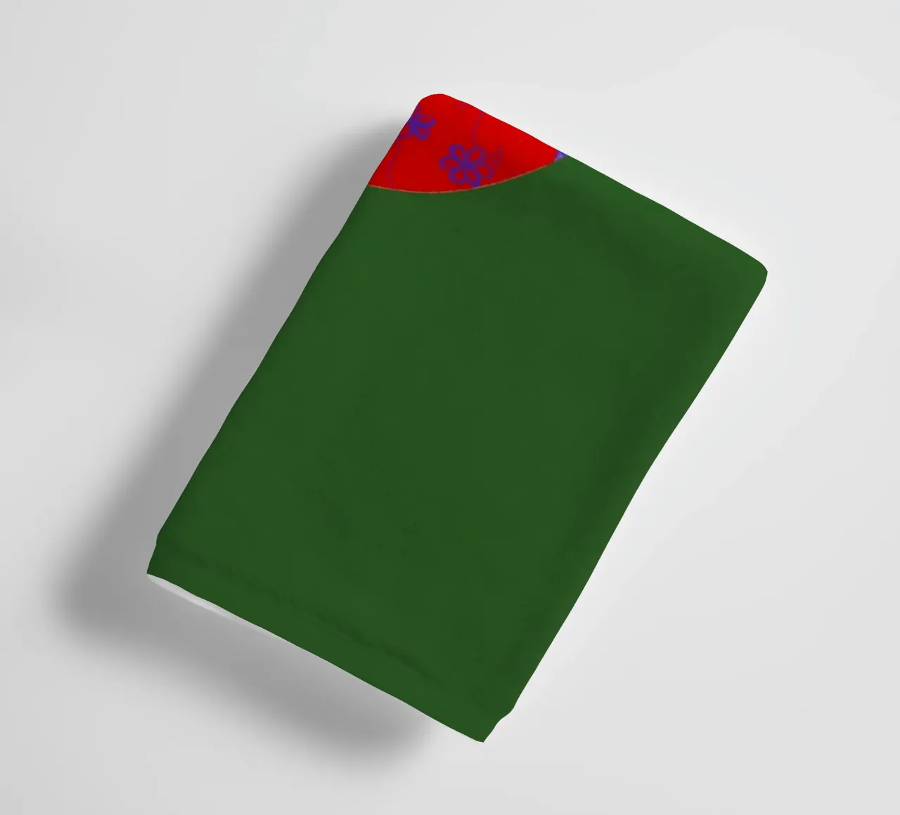 Signora in rosso asciugamano da bagno da LaraLiliana Design