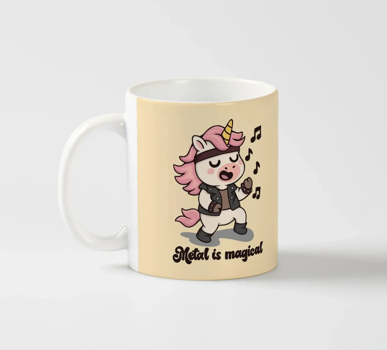 Il metallo è magico tazza in ceramica da Loobs