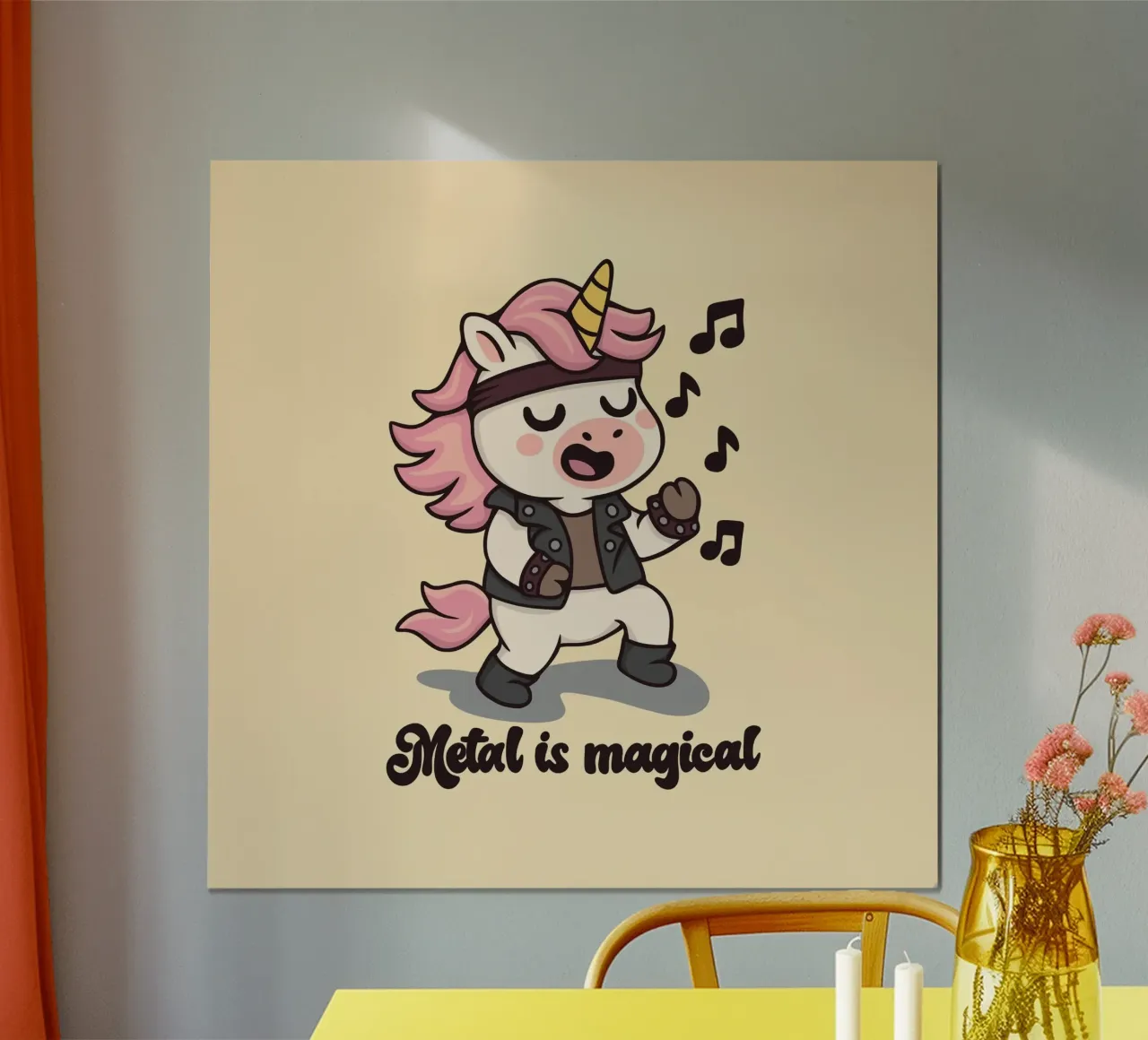 Il metallo è magico poster da Loobs