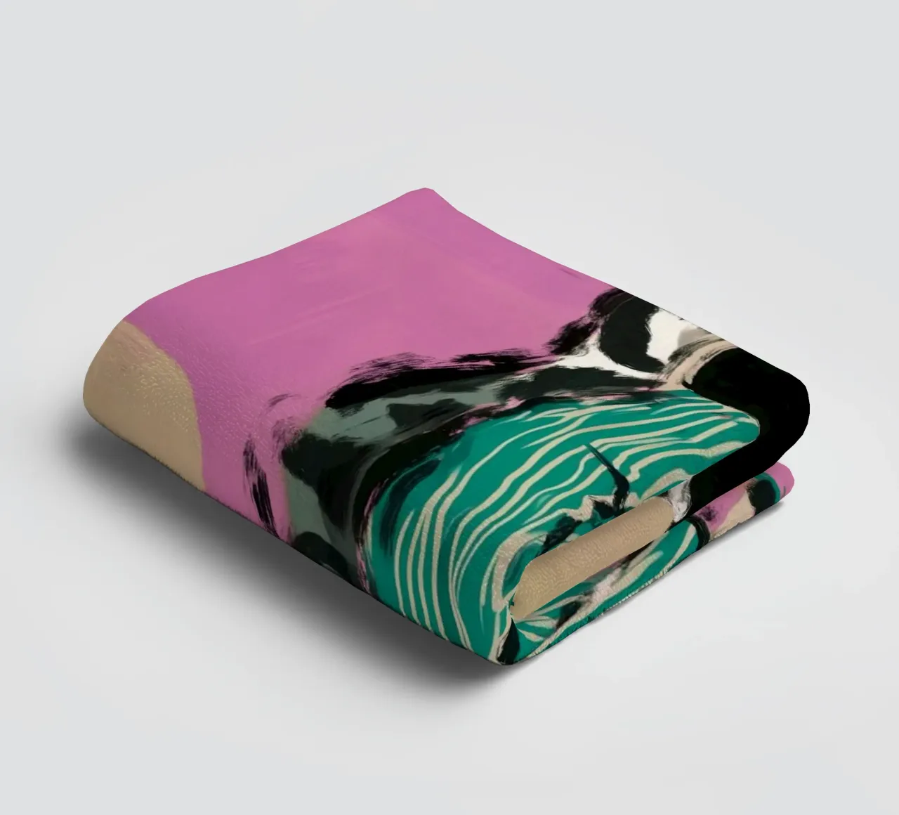 Coffee Between Thoughts towel by Clara August