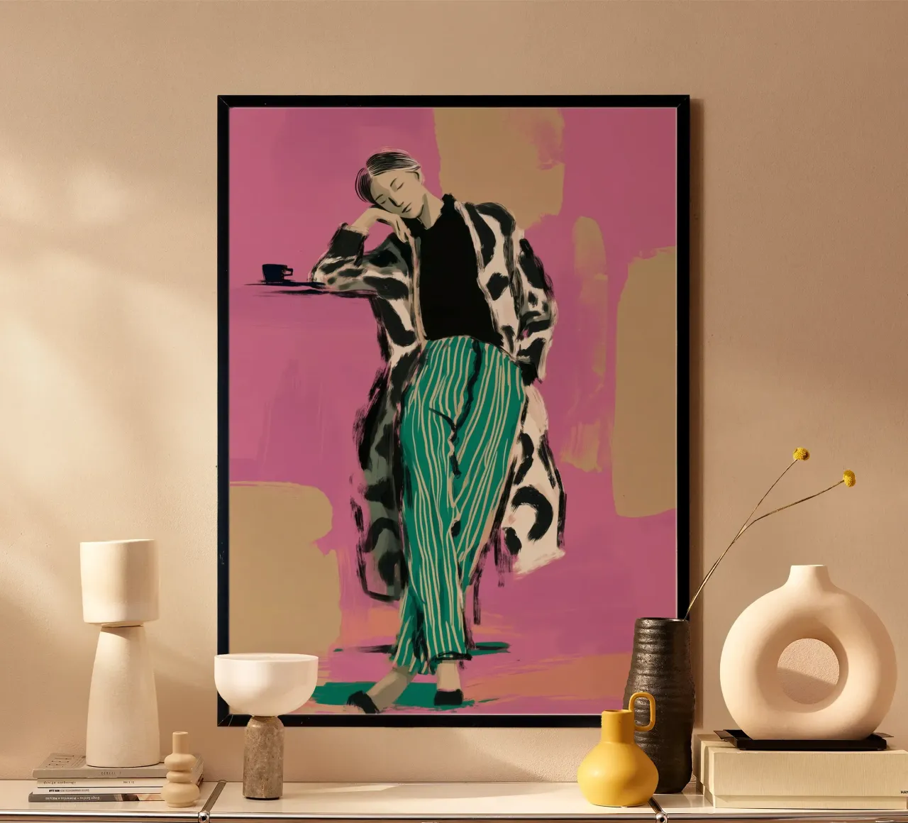 Coffee Between Thoughts poster da Clara August