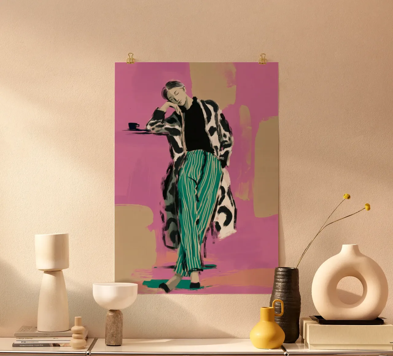 Coffee Between Thoughts poster da Clara August