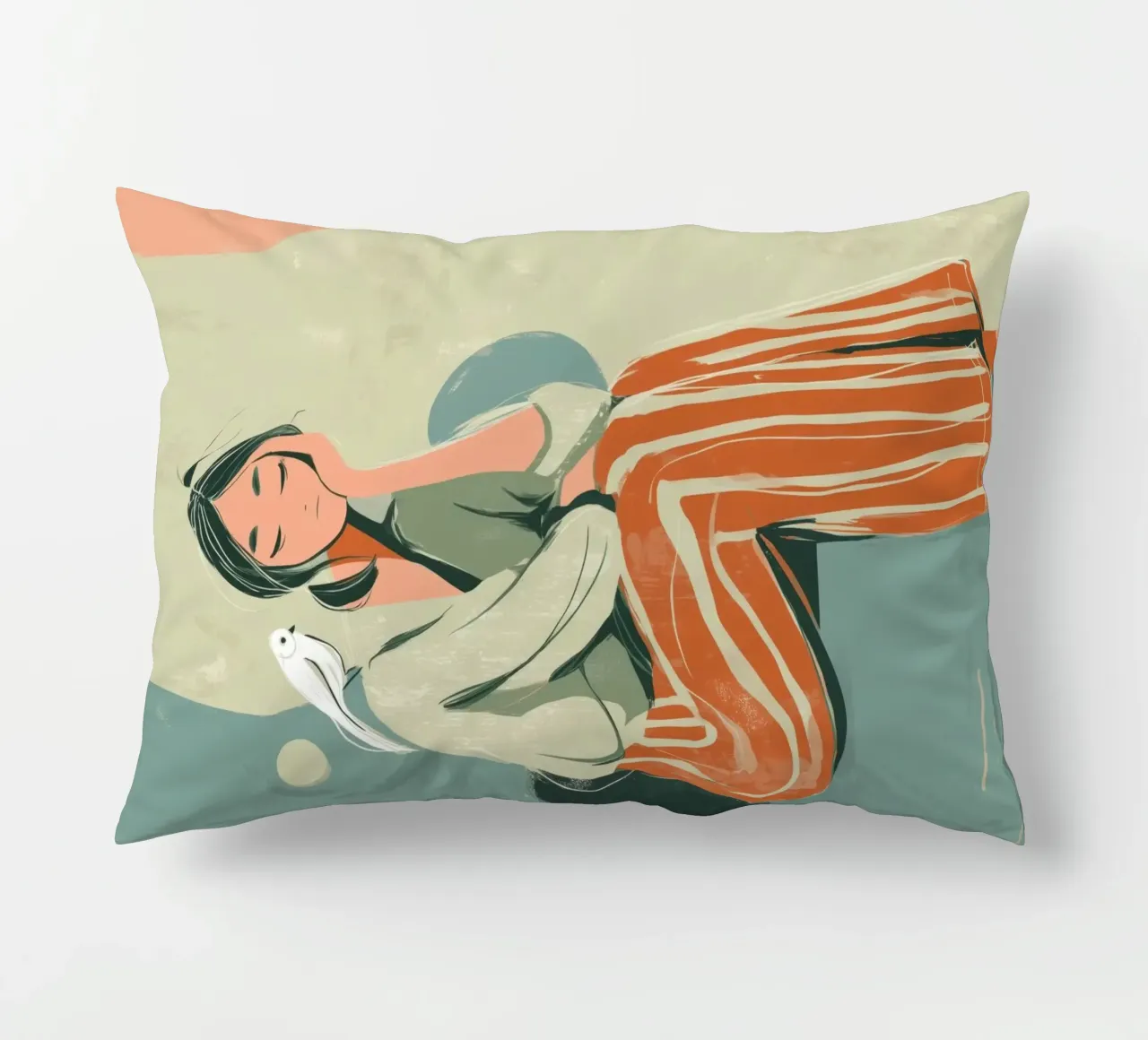 Feather and Thought cuscino da Clara August