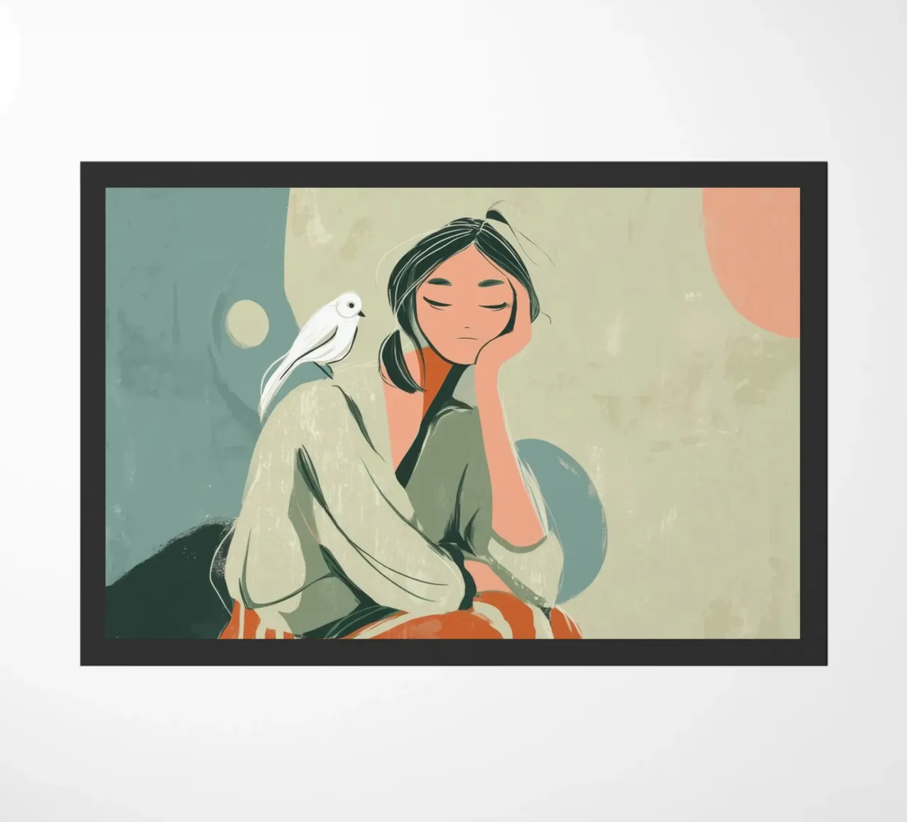 Feather and Thought zerbino da Clara August