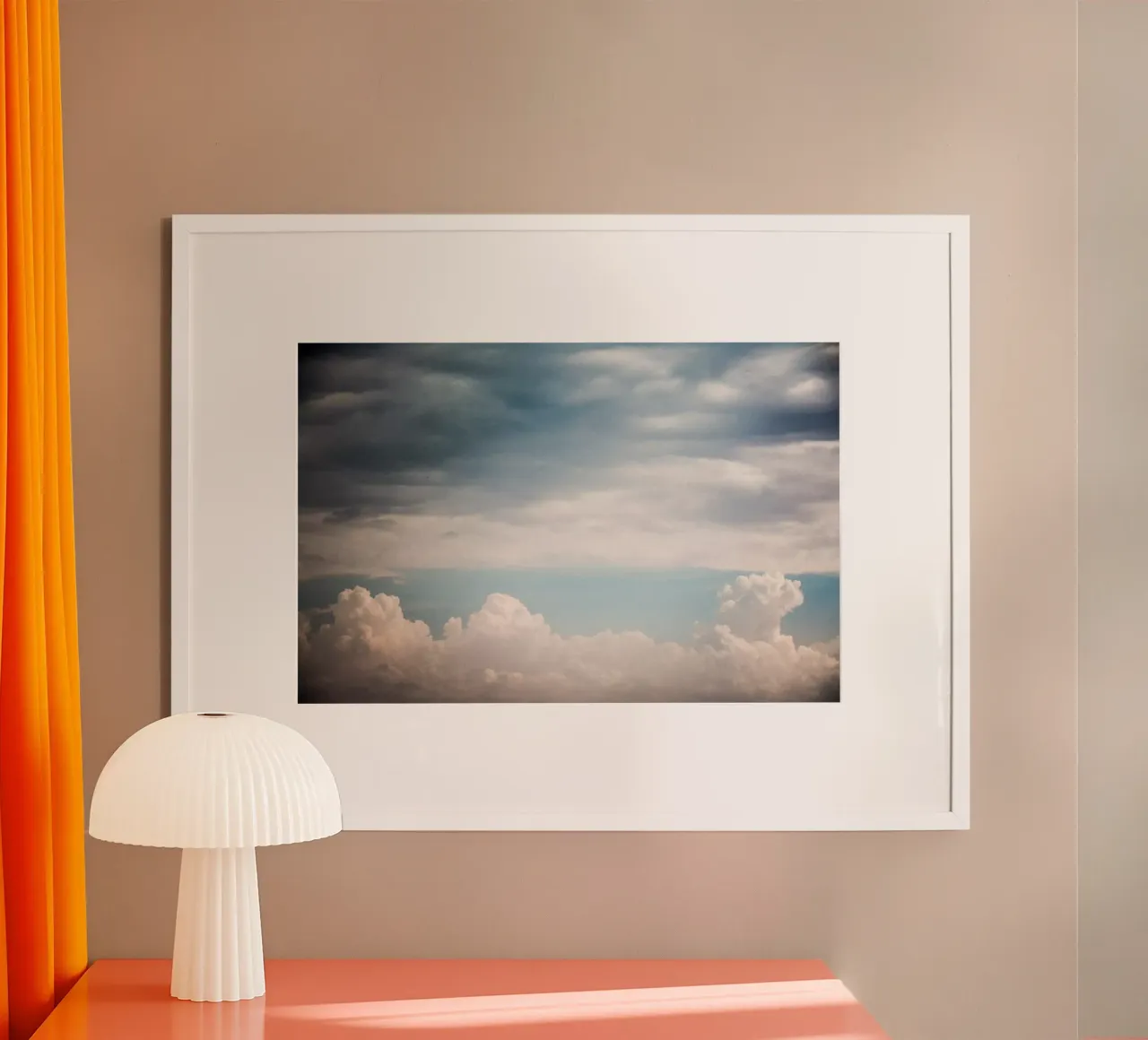 Autumn Clouds poster by Tal Paz-Fridman