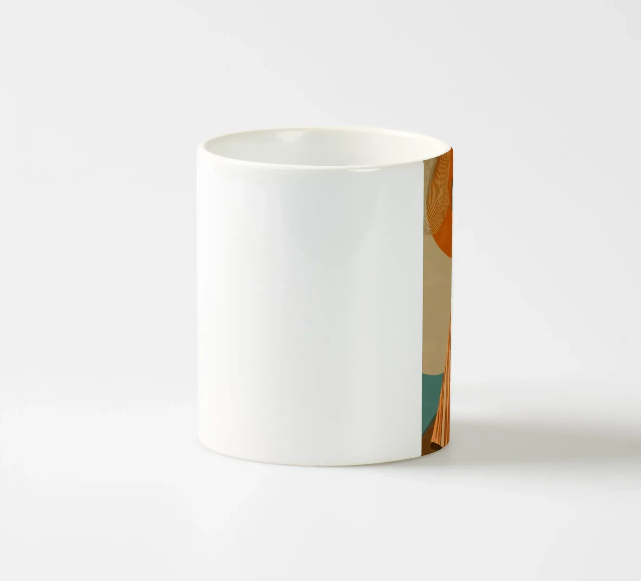 Quiet Between Two Heartbeats tazza in ceramica da Clara August