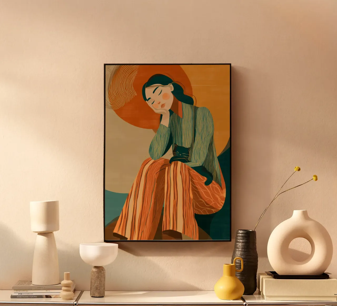 Quiet Between Two Heartbeats plexiglass da Clara August
