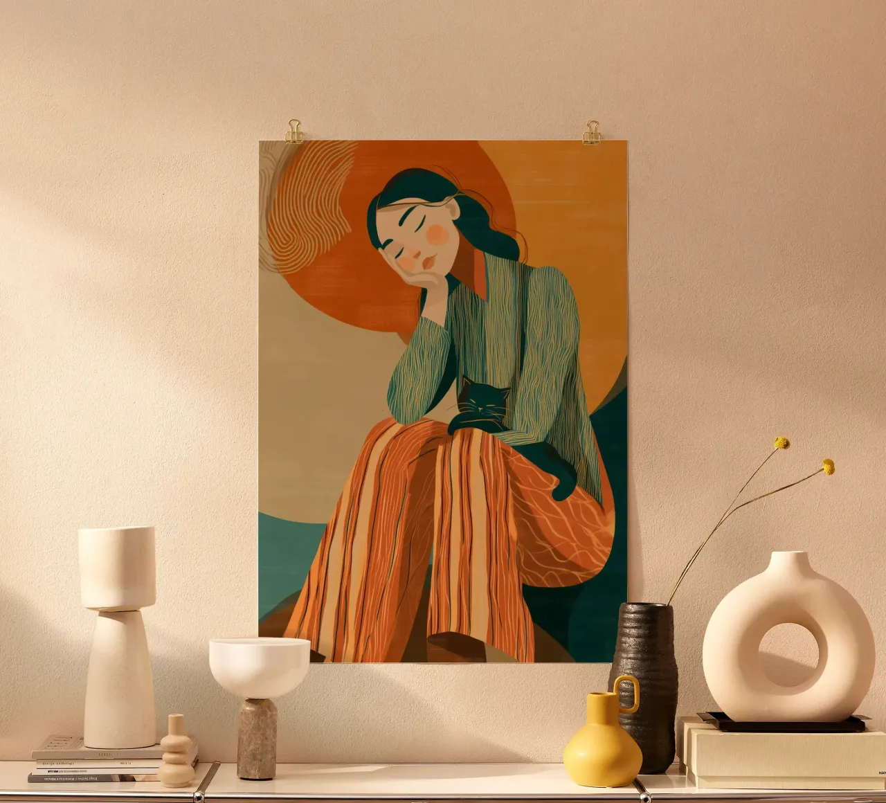 Quiet Between Two Heartbeats poster da Clara August