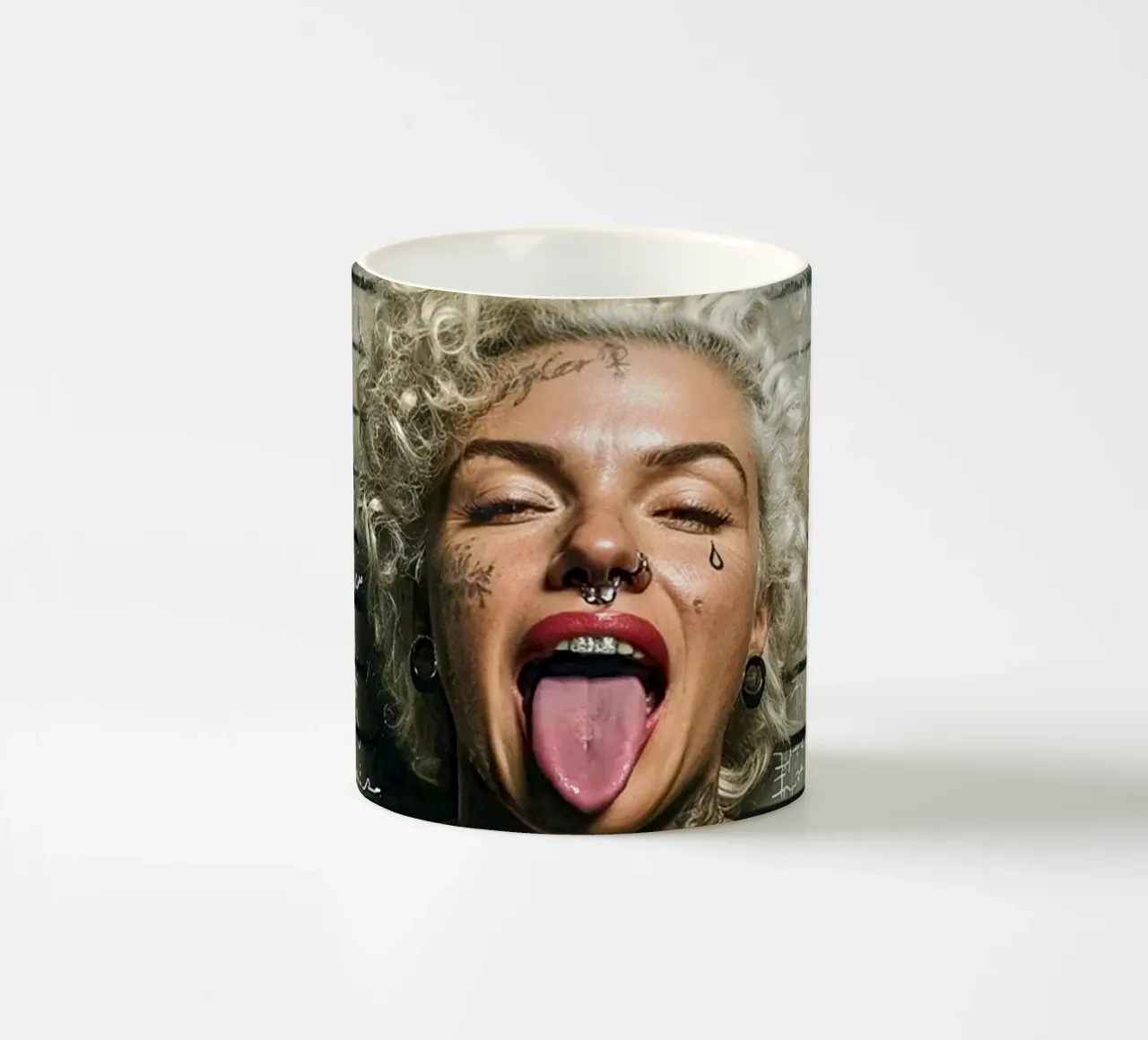 Atteggiamento certificato tazza in ceramica da Tisha Shop