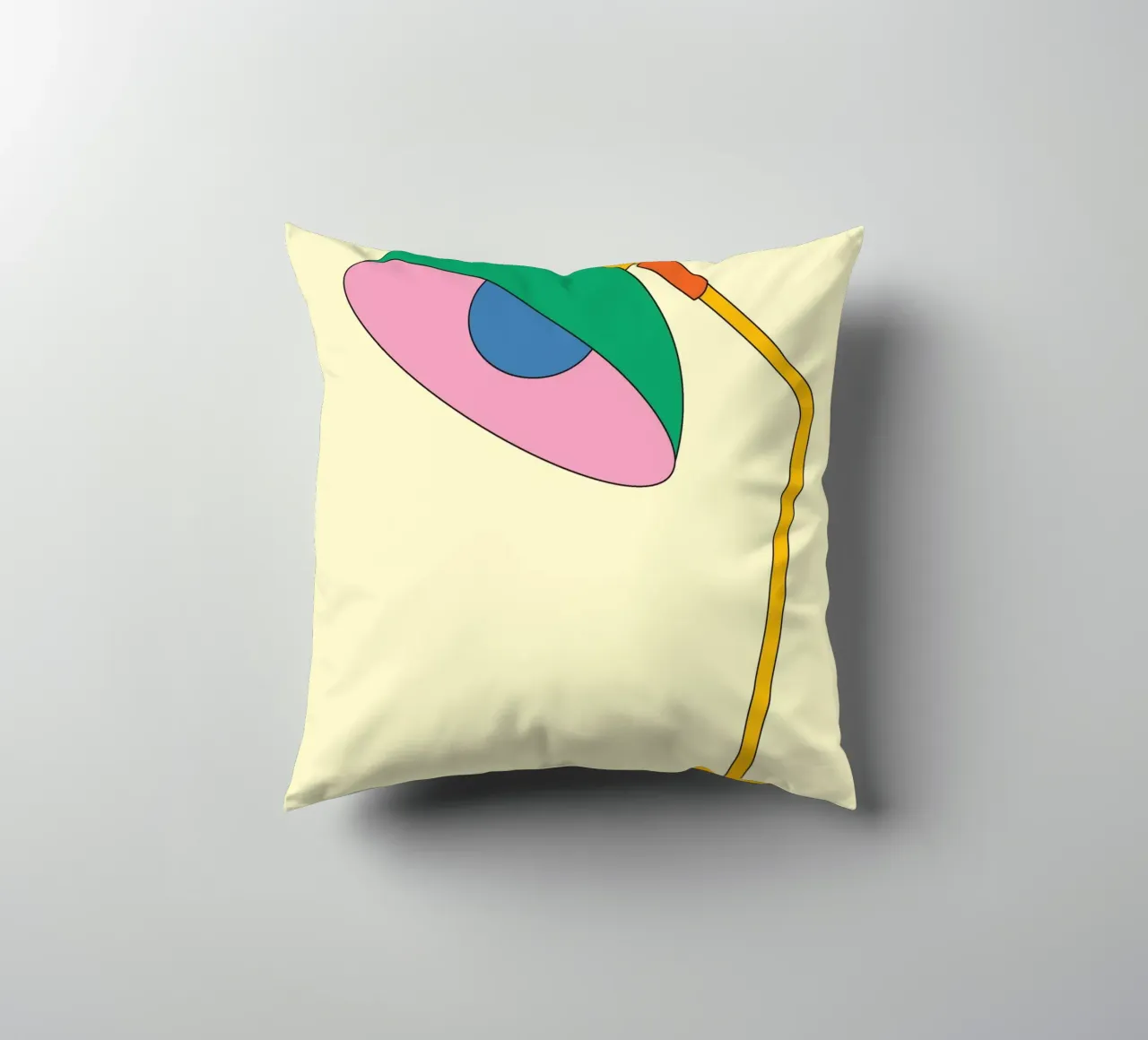 Lampada Retro Bold Vibrant Ideas cuscino da galihstudio
