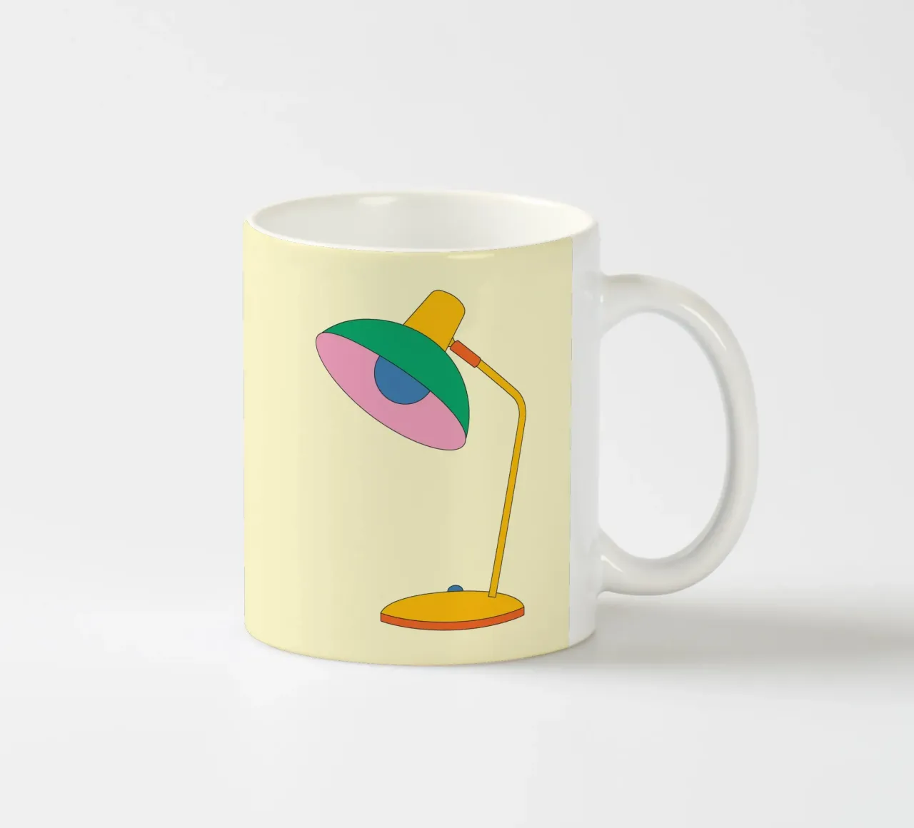 Lampada Retro Bold Vibrant Ideas tazza in ceramica da galihstudio