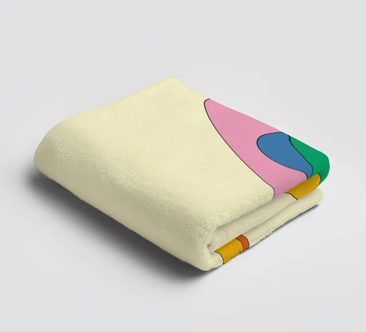 Lampada Retro Bold Vibrant Ideas asciugamano da bagno da galihstudio