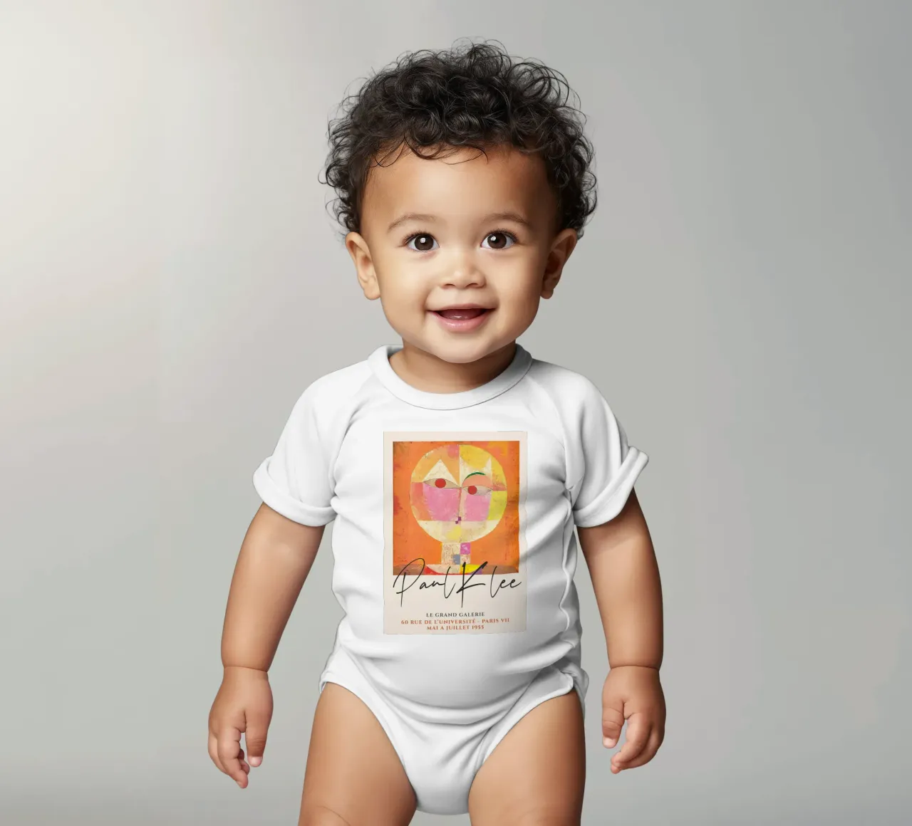 Senecio body neonato maniche corte da Aurelie Bonnet