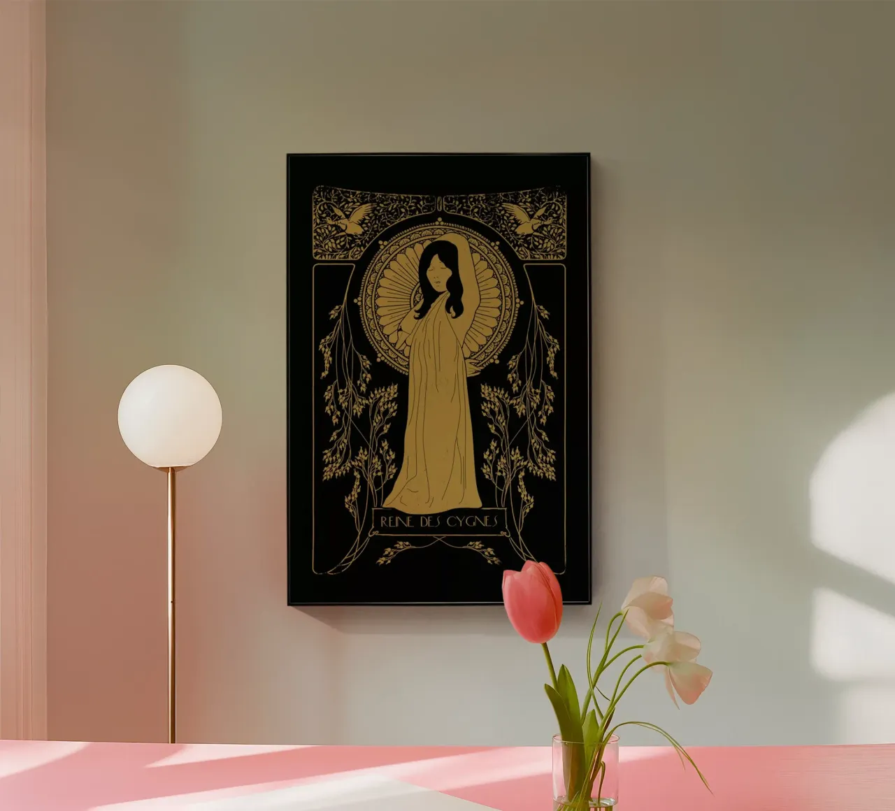 Reine des Cygnes - Bjo¦êrk Acryl-Glas von Florent Bodart