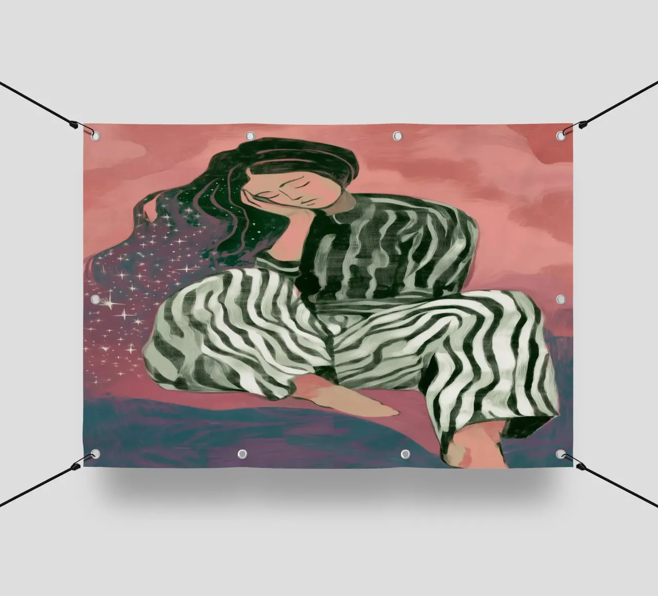 Sleeping with the Stars telo in pvc da Clara August