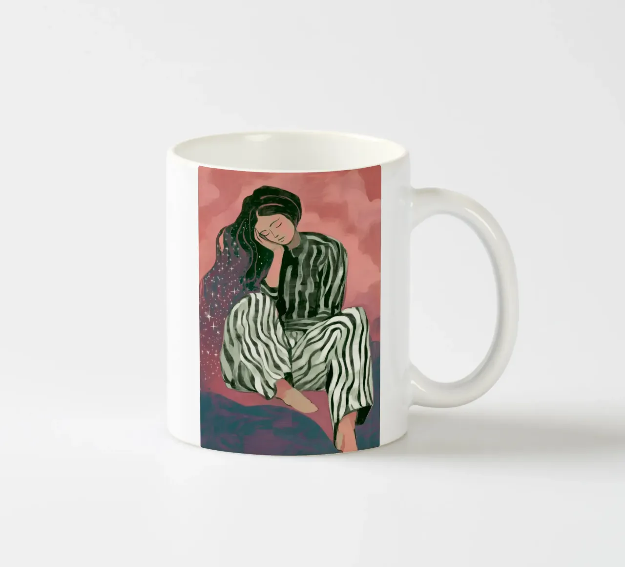 Sleeping with the Stars tazza in ceramica da Clara August